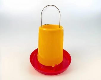 Comedero Colgante Para Aves 1kg/ Comedero Para Colgar Para Aves/ Pollito/ Gallinas1kg