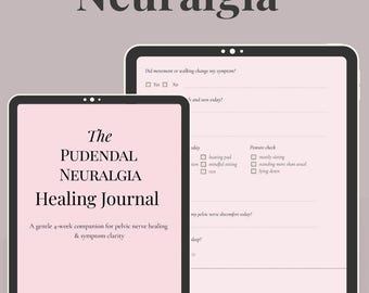 Pudendal Neuralgia Journal | Pelvic Pain Relief Tracker | Daily Symptom Log, Weekly Recap, Pelvic Floor
