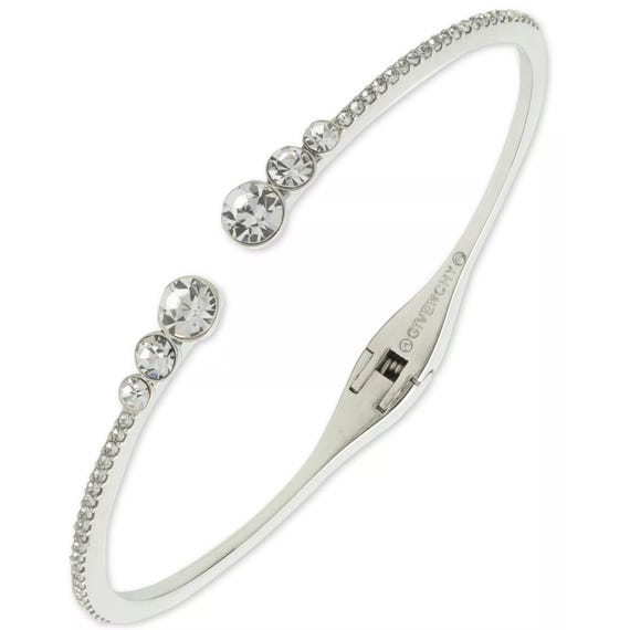 Givenchy Pavé Open Cuff Bracelet - image 1