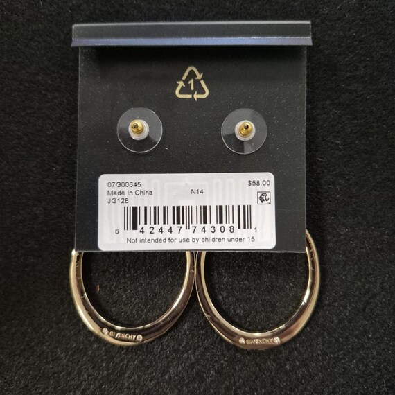 Givenchy Pave Crystal Open Drop Statement Earrings - image 3