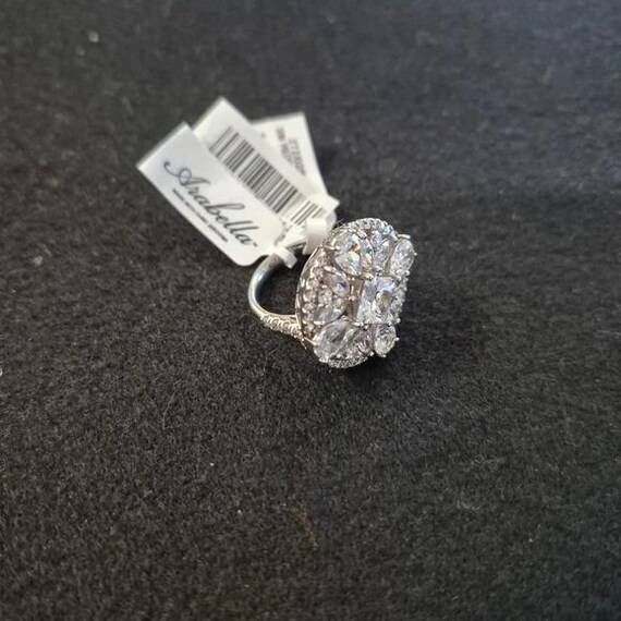 Arabella Circle Cluster Statement Ring in Sterlin… - image 6