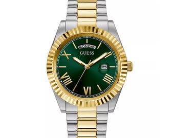 Reloj de pulsera Guess GW0308L5 bicolor para mujer, nuevo con etiquetas.