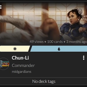 Mtg Chun Li Proxy - Etsy Mtg Chun Li Proxy - Etsy