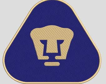 Pumas UNAM Shield Embroidery Design - 6 Different Sizes