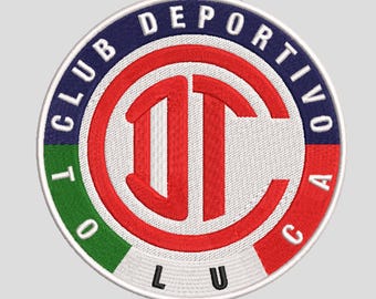 Toluca Shield Embroidery Design - 3 sizes