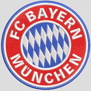 Bayern München Wappen-Stickerei-Design – 3 Größen