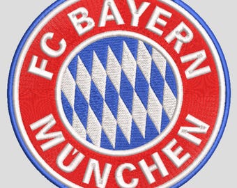 Bayern Munich crest embroidery design - 3 sizes