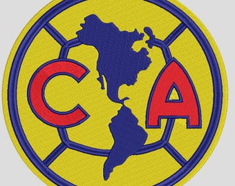 America Shield Design for Embroidery - Pack with 6 Different Sizes