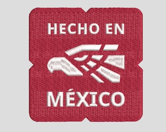 Embroidery designs MADE IN MEXICO - 2 designs in 4 different sizes
