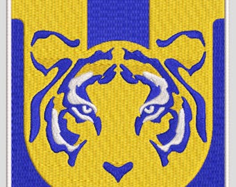 Tigers Shield Embroidery Design - 3 sizes