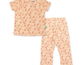BerrySnug Organic Cotton Girls’ Set – Soft Top & Bottom for Toddlers, Baby-Friendly, Eco-Friendly