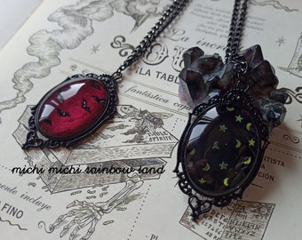 Last Ones! Witches Night Gothic Necklace - Black gift box included