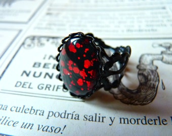 Dragon Blood Gothic Ring