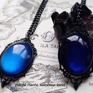 Mysterious Ocean Gothic Necklace Black gift box included image 1