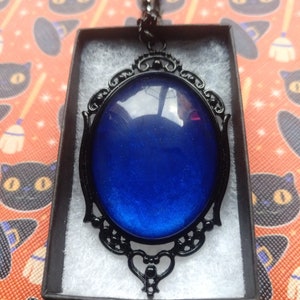Mysterious Ocean Gothic Necklace Black gift box included image 4