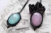 4 Dif. Colors* Last Ones! Ice Cream Pastel Goth Cameo Necklaces - Black gift box included 