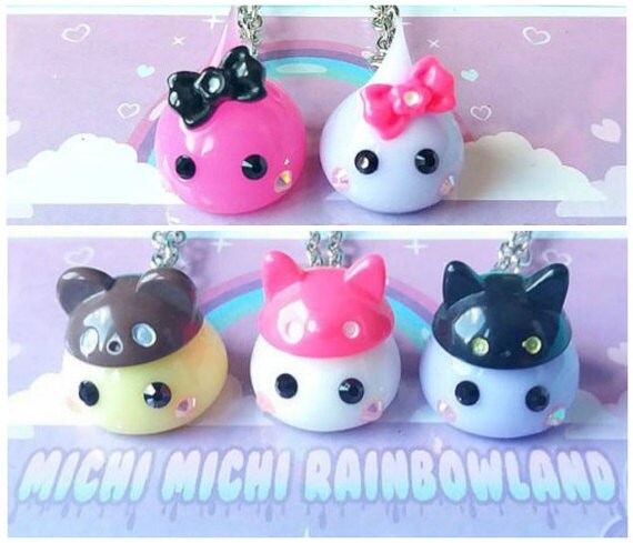 h'eres × semoh BUNDLE CHAIN CHARM Hoppe Chan Creature Silicone Kawaii Necklace or Keyring - Etsy