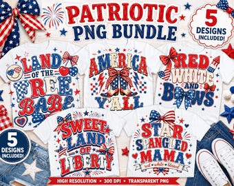 5 4.Juli Shirt Designs, USA Pride Grafiken (Digitaler Download)