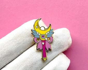 Broche de anime Varinha da Estrela Celestial