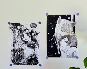 Anime manga Kamisama black Kiss Posters Sticky Whitepaper Kawaii Room Decor
