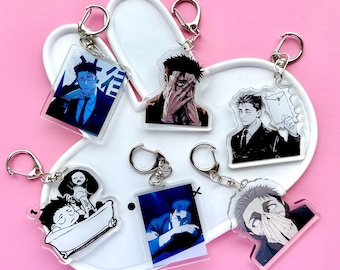 Chaveiros do personagem de anime "Papai Advogado Cansado"