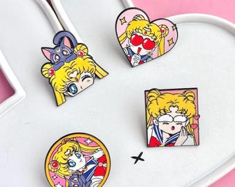Celestial girl matching pins