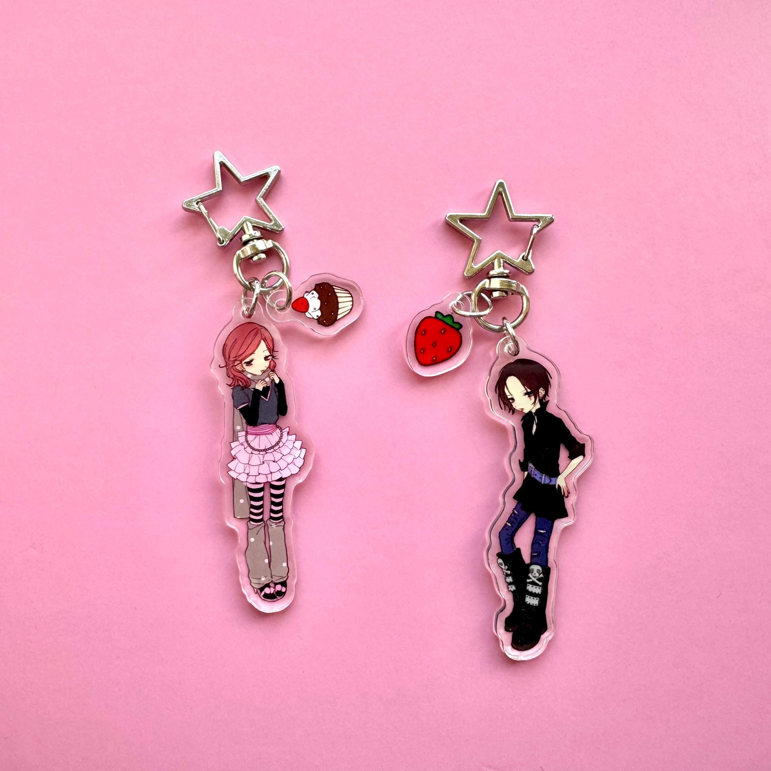 Nana Anime Girls Matching Keychains - Etsy