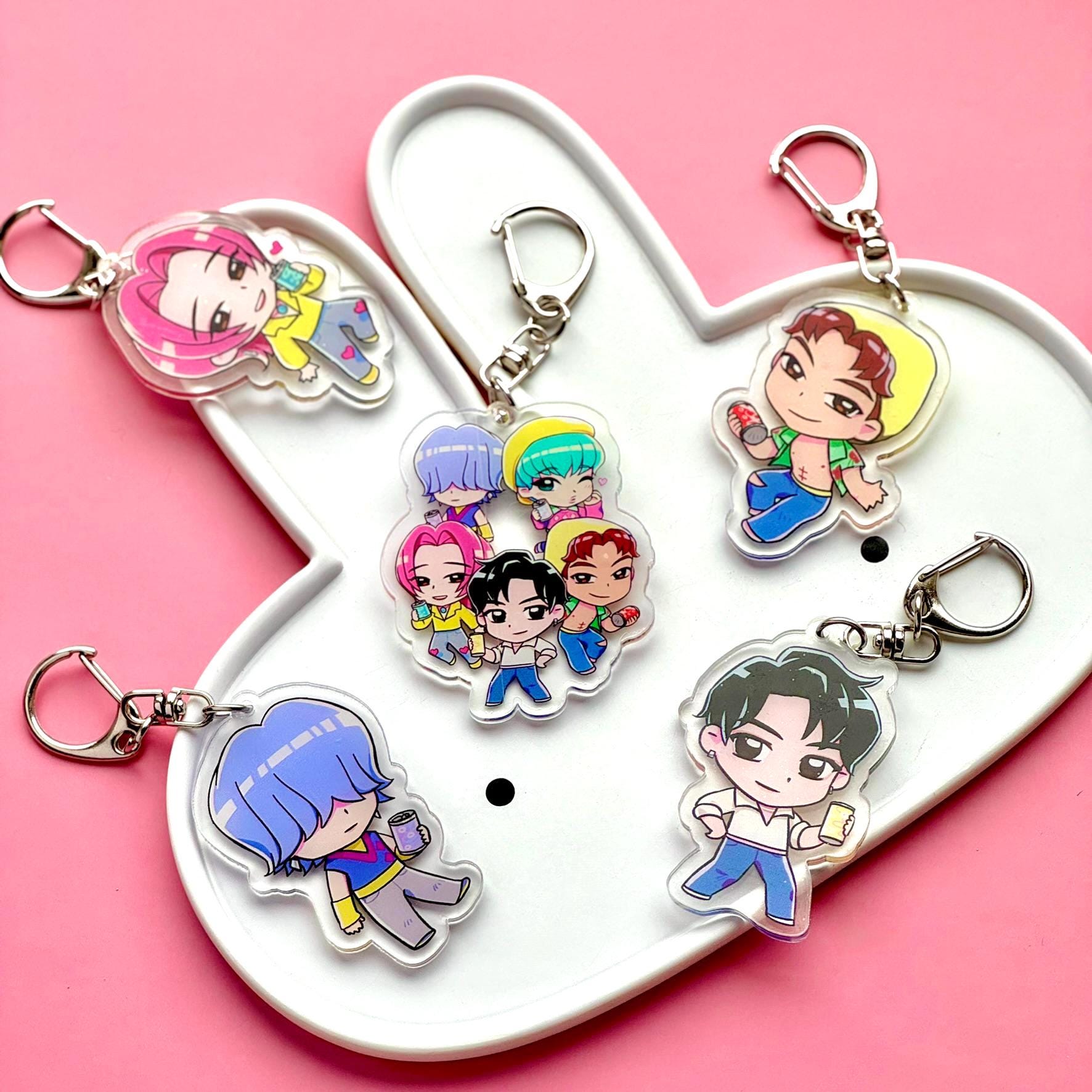 Chibi For Keychain K-pop Hunters Chibi Style Keychains - Etsy