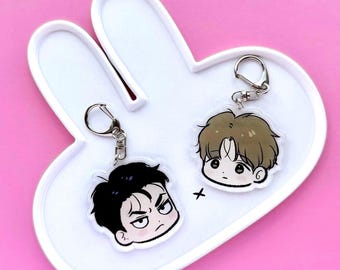Chaveiros combinando com manhwa BL coreano