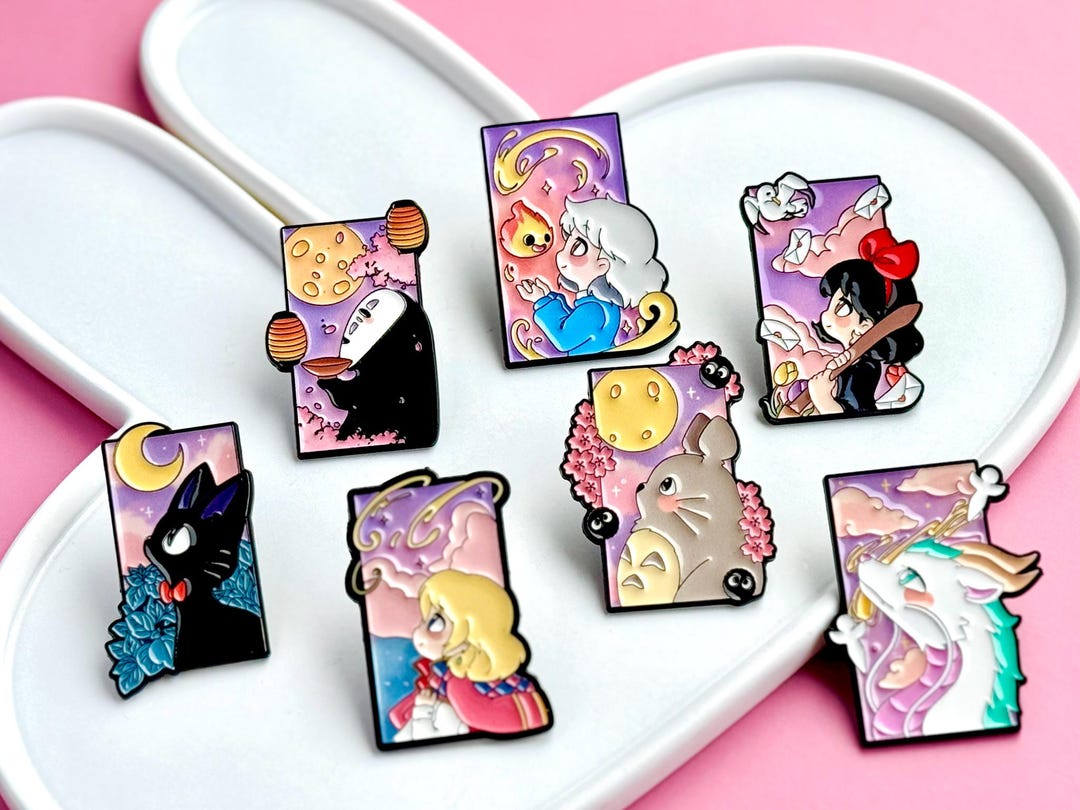 Anime Characters Matching Pins - Etsy
