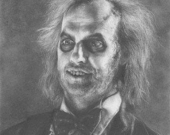 Beetlejuice | Michael Keaton | Tim Burton Movie Fine art print