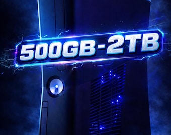 Xbox 360 Slim RGH 3 | 500GB or 2TB Storage | LED Mod | Tested & Updated