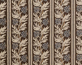 Utopia Goods Gum Blossom Stripe – Chocolate – 0.75 Yard | Performance Fabric