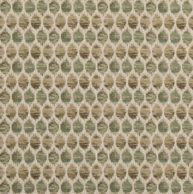 GP & J Baker Honeycomb Pillow Cover – Textured Green Woven Cushion – Designer Throw Pillow image 6