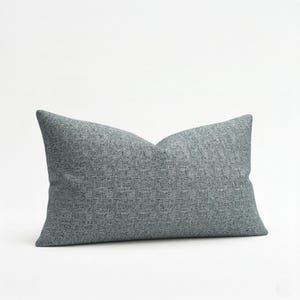 Designer Indoor Outdoor Blue Pillow Cover – Jim Thompson Rock Pool Marine – Textured Luxury Throw image 5