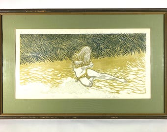 Original Limited Edition Woodcut Print by Frank Martin (1921–2005)