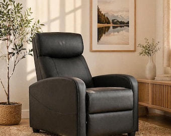 Massage Recliner Chair Adjustable Home Theater Seating with Lumbar Support for Living Room