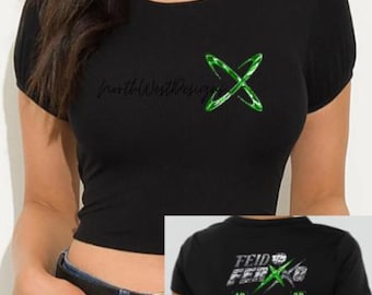Feid Vs Ferxxo Crop Top USA Tour, Reggaeton Concert Outfit Top, Feid Ferxxo Graphic Top, Latin Music Fan Gift, Festival Outfit