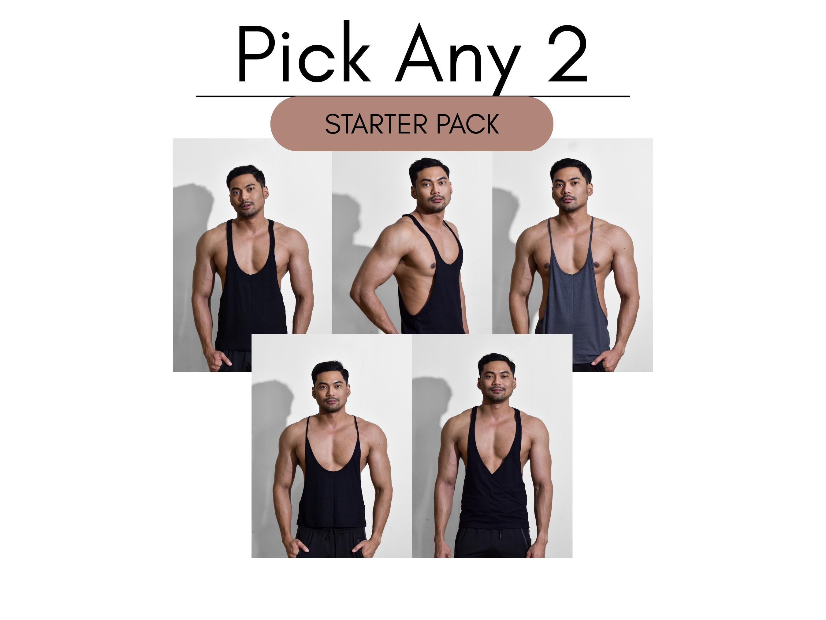 Tank Top Low Cut Men - Etsy