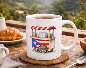 Puerto Rico Mug | Piragua Coffee Mug | Boricua Gift