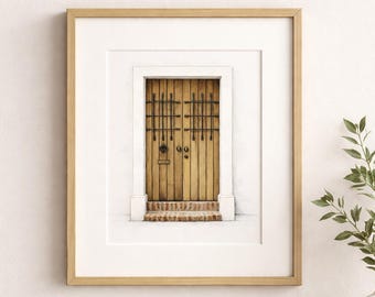 Old San Juan Door Print, Puerto Rico Wall Art (Digital Download)