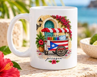 Puerto Rico Mug | Piragua Coffee Mug | Boricua Gift