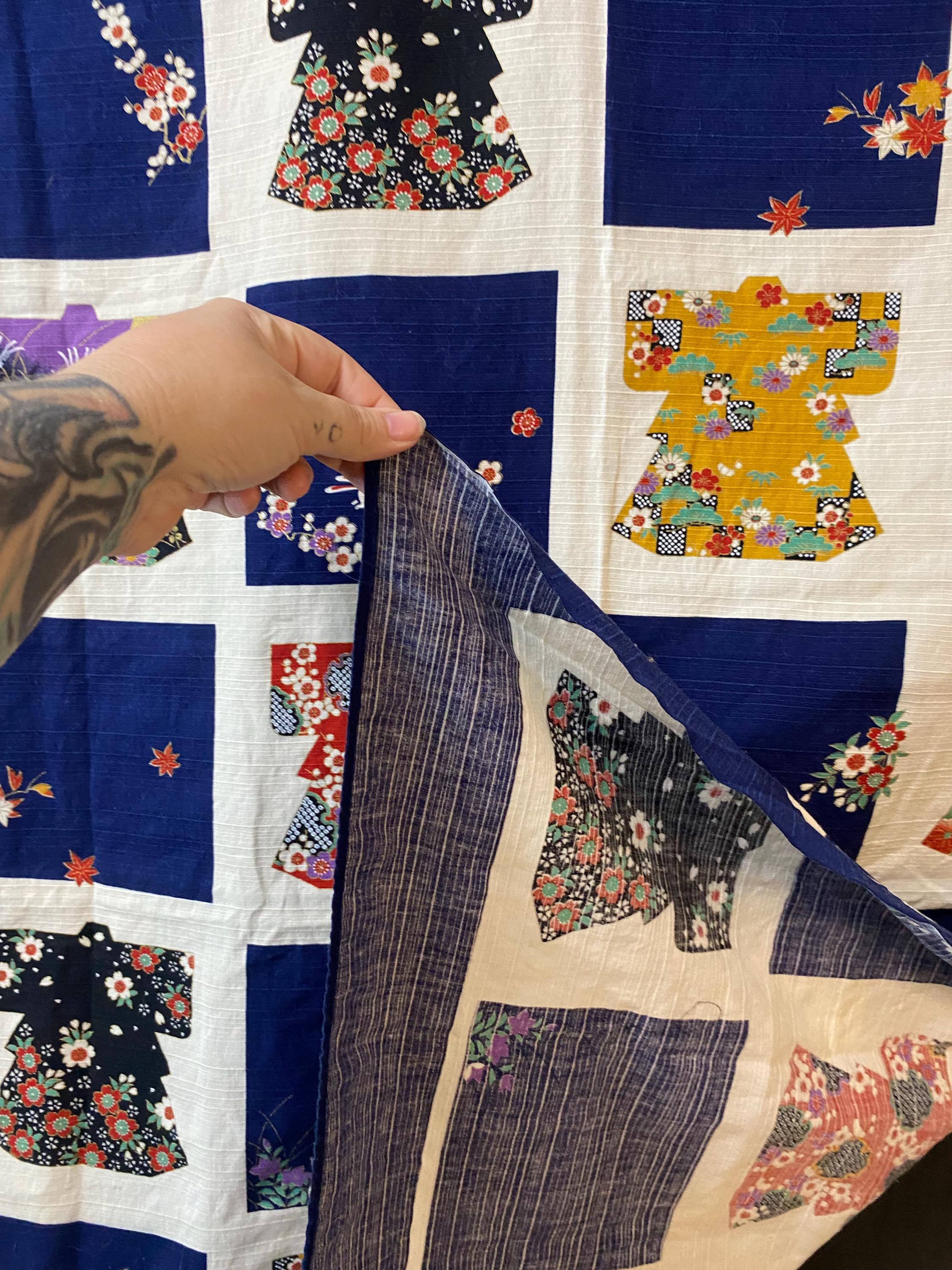 Japanese Textile Hanging - Etsy