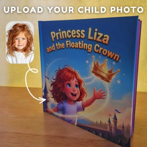 Personalized kids story book gift for toddler grandchildren from photo