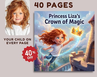 Personalized Story Book Kids from Photo Gift for Toddler Story Grandchildren Custom Baby Storybook with Name Keepsake