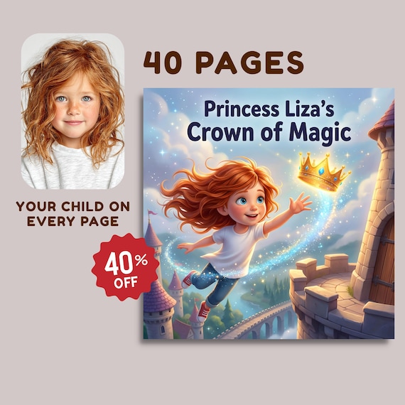 Personalized Story Book Kids from Photo Gift for Toddler Story Grandchildren Custom Baby Storybook with Name Keepsake