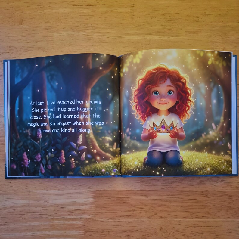 Personalized kids story book with name keepsake gift for grandchildren