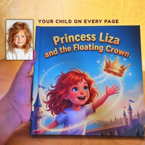 Personalized kids story book from photo custom baby storybook with name keepsake