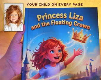 Personalized Kids Princess Book | Custom Storybook for Girls | Princess Adventure | Birthday Gift | Keepsake Gift