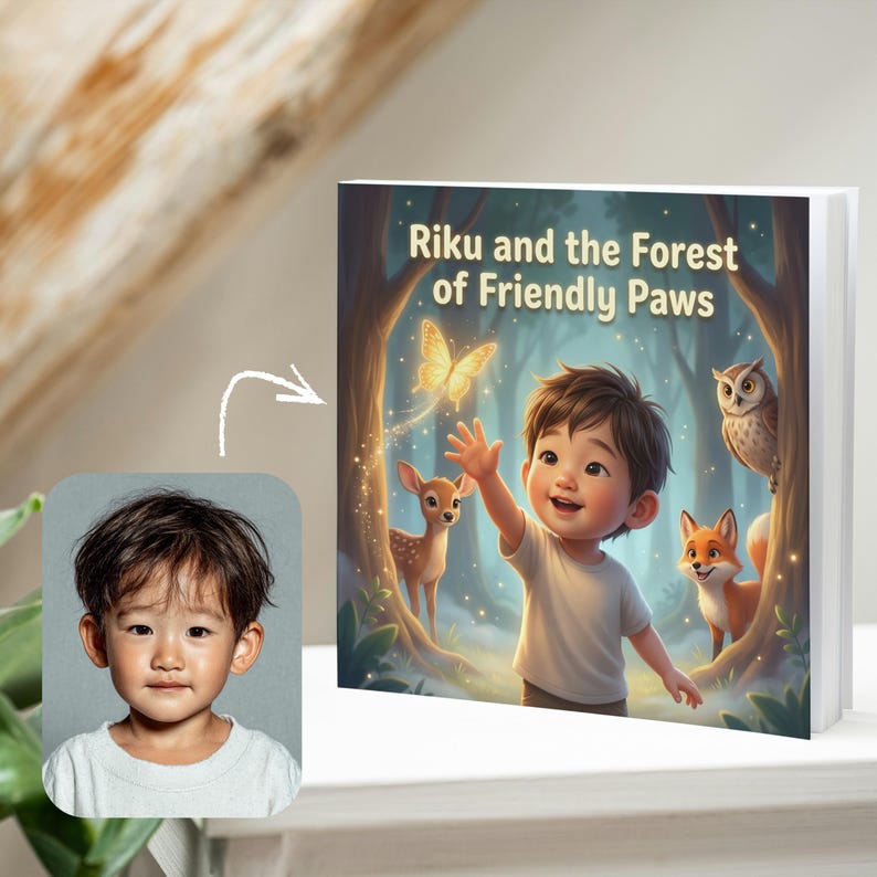 Kids Personalized Storybook – Photo Gift for Toddlers, Babies & Grandchildren